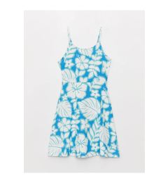 Снимка на LC Waikiki Girl's U-Neck Patterned Strapless Dress