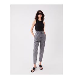 Снимка на LC Waikiki High Waist Paperbag Women's Jean Trousers