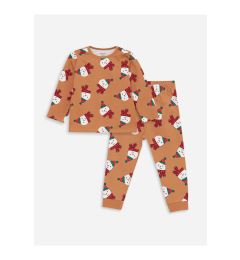 Снимка на LC Waikiki LCW baby Crew Neck Printed Baby Boy Pajama Set