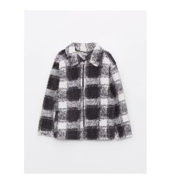 Снимка на LC Waikiki Lcw Comfortable Plaid Plush Oversized Shirt Jacket