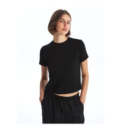 Снимка на LC Waikiki LCW Crew Neck Plain Short Sleeve Women's T-Shirt