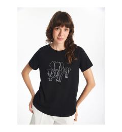 Снимка на LC Waikiki LCW Crew Neck Printed Women's T-Shirt