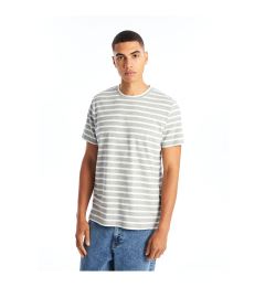 Снимка на LC Waikiki LCW Crew Neck Short Sleeve Striped Men's T-Shirt