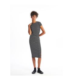 Снимка на LC Waikiki LCW Crew Neck Striped Short Sleeve Women's Bodycon Dress