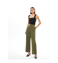 Снимка на LC Waikiki Lcw Elastic Waist Wide Leg Women's Trousers