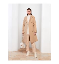 Снимка на LC Waikiki Lcw Jacket Collar Straight Long Sleeve Women's Trench Coat