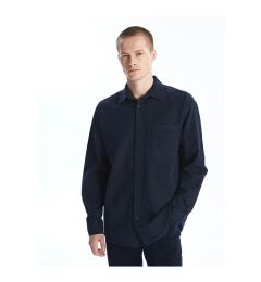 Снимка на LC Waikiki LCW Jeans Dark Rodeo Relaxed Fit Long Sleeve Men's Jean Shirt