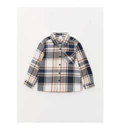 Снимка на LC Waikiki Lcw Long Sleeve Plaid Patterned Baby Boy Shirt