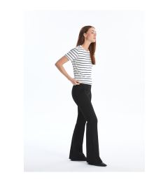 Снимка на LC Waikiki Lcw Narrow Fit Straight Flared Leg Women's Trousers