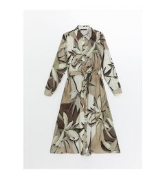 Снимка на LC Waikiki LCW Print Long Sleeve Women's Shirt Dress