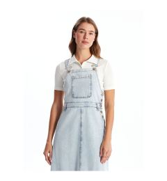 Снимка на LC Waikiki Lcw Square Neck Women's Jeans Overalls