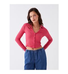 Снимка на LC Waikiki Lcw Straight Long Sleeve Women's Crop Shirt