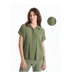 Снимка на LC Waikiki Lcw Textured Oversize Women's Shirt