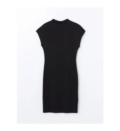 Снимка на LC Waikiki LCW Vision New Black Stand Collar Women's Dress