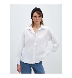 Снимка на LC Waikiki LCW Vision Straight Long Sleeve Oversize Poplin Women's Shirt