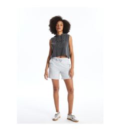 Снимка на LC Waikiki LCW Women's Elastic Waist Straight Shorts