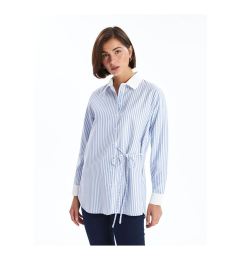 Снимка на LC Waikiki LCWAIKIKI Classic Blue Striped Striped Women's Shirt