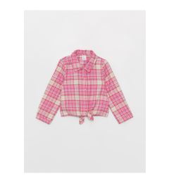 Снимка на LC Waikiki Long Sleeve Plaid Patterned Baby Girl Shirt