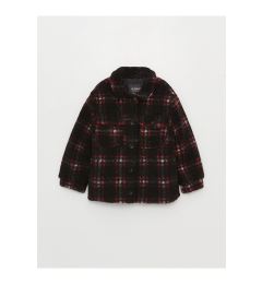 Снимка на LC Waikiki Lw - Plaid Girls Plush Coat