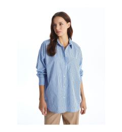 Снимка на LC Waikiki Lw - Striped Oversize Poplin Women's Shirt