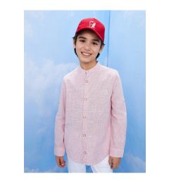 Снимка на LC Waikiki Magnificent Collar Striped Long Sleeve Boy's Shirt