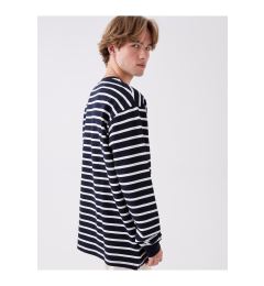 Снимка на LC Waikiki Men's Crew Neck Long Sleeve Striped T-Shirt