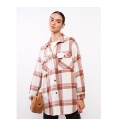 Снимка на LC Waikiki Plaid Long Sleeve Flannel Women's Lumberjack Shirt Jacket