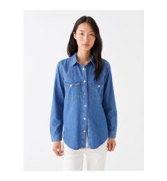 Снимка на LC Waikiki Plain Long Sleeve Women's Jean Shirt