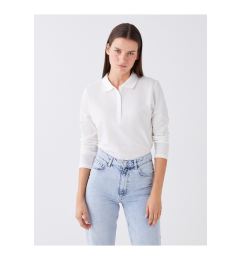 Снимка на LC Waikiki Polo Neck Plain Long Sleeve Women's T-Shirt