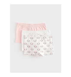 Снимка на LC Waikiki Printed Baby Girl Boxers with Elastic Waist 3-Piece