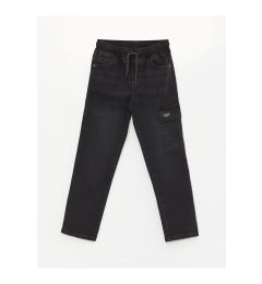 Снимка на LC Waikiki Regular Fit Boy's Cargo Jean Trousers with Elastic Waist