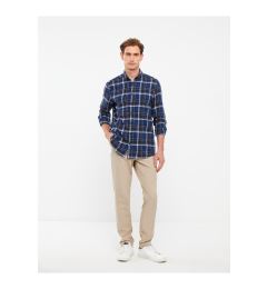 Снимка на LC Waikiki Regular Fit Long Sleeve Plaid Gabardine Men's Shirt