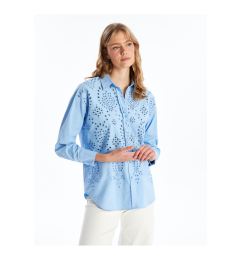 Снимка на LC Waikiki Self Patterned Long Sleeve Oversize Women's Shirt