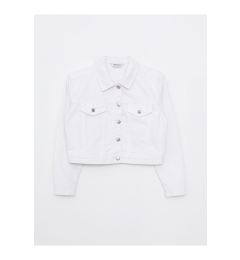 Снимка на LC Waikiki Shirt Collar Plain Long Sleeve Women's Rodeo Jean Jacket