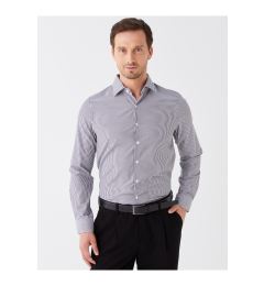 Снимка на LC Waikiki Slim Fit Long Sleeve Striped Gabardine Men's Shirt