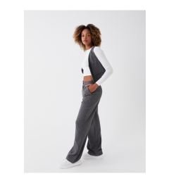 Снимка на LC Waikiki Standard Fit Striped Wide Leg Women's Trousers