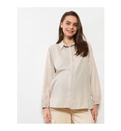 Снимка на LC Waikiki Striped Long Sleeve Maternity Shirt