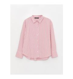 Снимка на LC Waikiki Striped Long Sleeve Oversize Poplin Women's Shirt