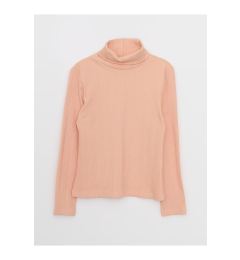 Снимка на LC Waikiki Turtleneck Basic Long Sleeve Girls T-Shirt