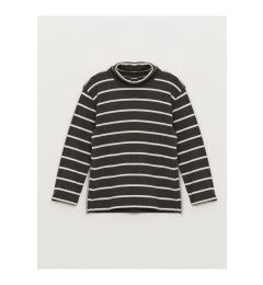 Снимка на LC Waikiki Turtleneck Long Sleeve Striped Baby Boy T-Shirt