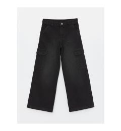 Снимка на LC Waikiki Wideleg Girl's Cargo Jean Trousers