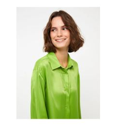 Снимка на LC Waikiki Women's Casual Plain Long Sleeve Satin Shirt