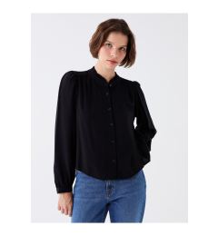 Снимка на LC Waikiki Women's Classic Collar Straight Long Sleeve Poplin Shirt