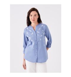 Снимка на LC Waikiki Women's Crew Neck Embroidered Long Sleeve Shirt