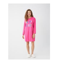 Снимка на LC Waikiki Women's Crew Neck Printed Long Sleeve Nightgown