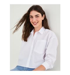 Снимка на LC Waikiki Women's Front Button Closure Pocket Detailed Long Sleeve Shirt