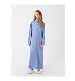 Снимка на LC Waikiki Women's High Neck Straight Long Sleeve Sweatshirt Dress