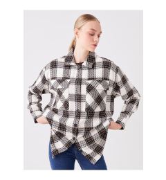 Снимка на LC Waikiki Women's Plaid Long Sleeve Oversize Lumberjack Shirt Jacket