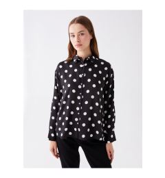 Снимка на LC Waikiki Women's Polka Dot Long Sleeve Oversize Satin Shirt