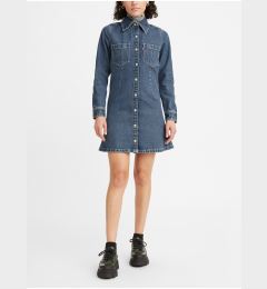 Снимка на Levi&#39;s Blue Denim Shirt Short Dress Levi&#39;s® - Women